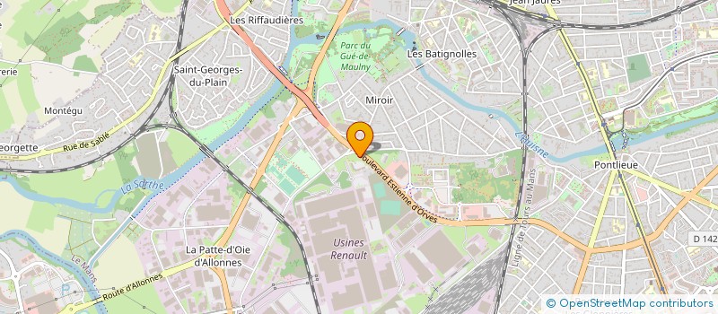 localisation de l'entreprise SOLEVAL FRANCE  LE MANS