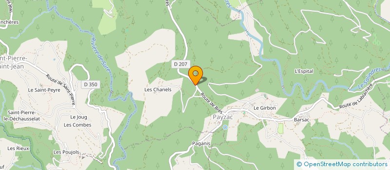 localisation de l'entreprise SOLEVIAH  PAYZAC