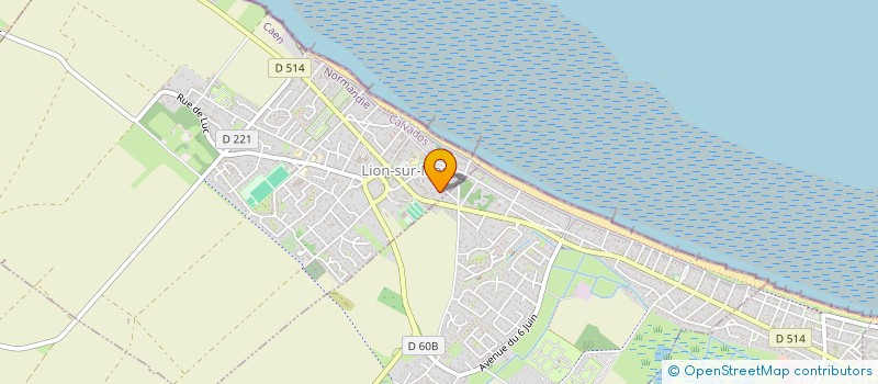 localisation de l'entreprise SOLEVIAM CONSEIL  LION-SUR-MER