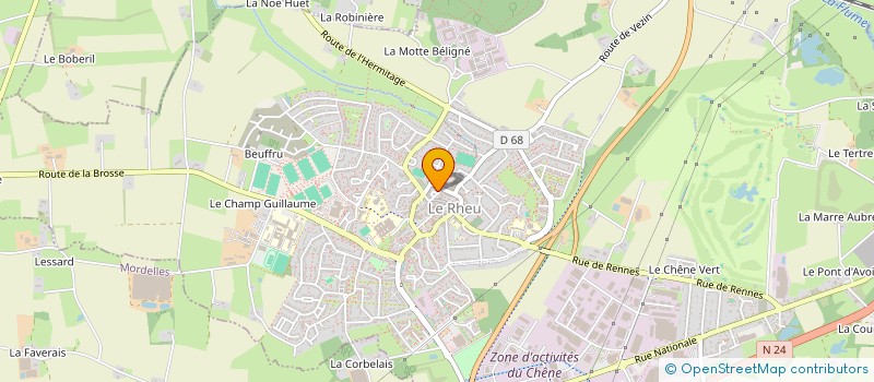 localisation de l'entreprise SOLEXIA à LE RHEU