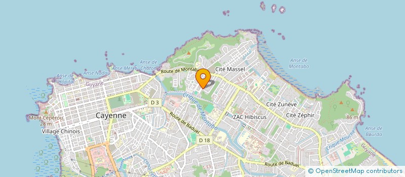 localisation de l'entreprise SOLEY SANTE  CAYENNE