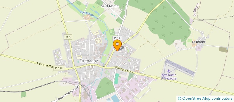 localisation de l'entreprise SOLEY SUCRE ' E  ETREPAGNY