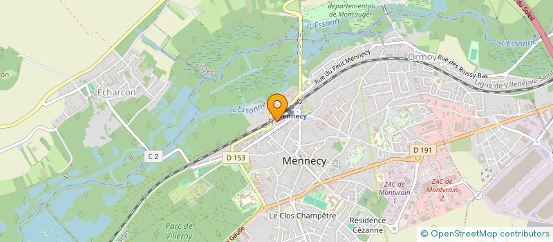 localisation de l'entreprise SOLEYA  MENNECY