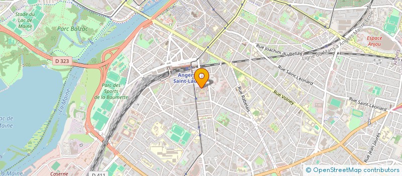 localisation de l'entreprise SOLEYE ENERGIE à ANGERS