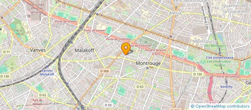 localisation de l'entreprise SOLEZEJE  MONTROUGE