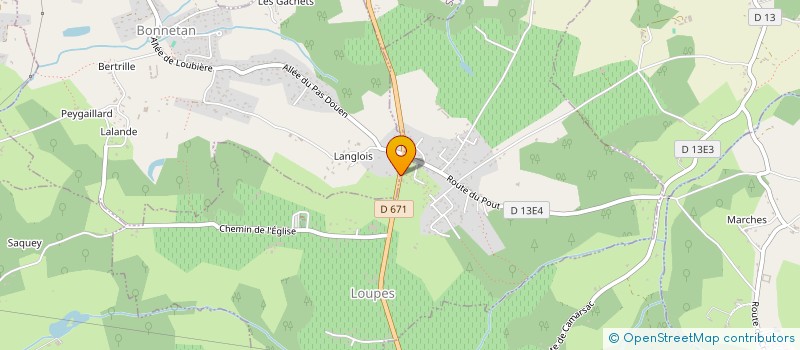 localisation de l'entreprise SOLFA  BONNETAN