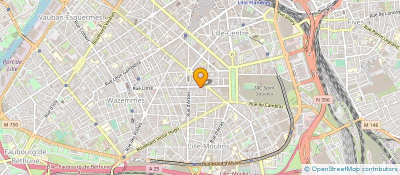localisation de l'entreprise SOLFA SOLIDARITE FEMMES ACCUEIL à LILLE
