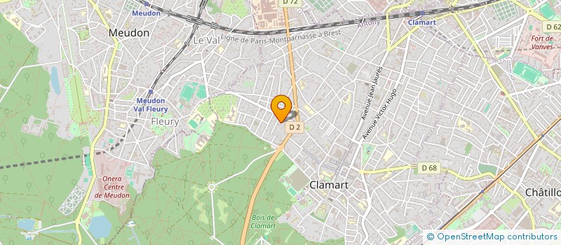localisation de l'entreprise SOLFAGE à CLAMART
