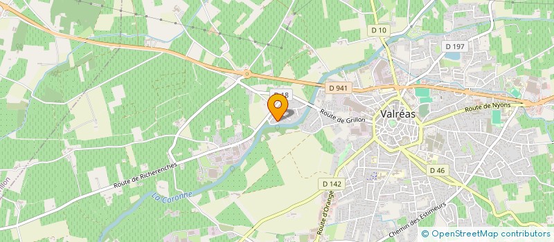 localisation de l'entreprise SOLFAN à VALREAS