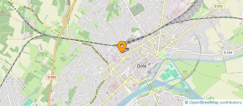 localisation de l'entreprise SOLFANOT à DOLE