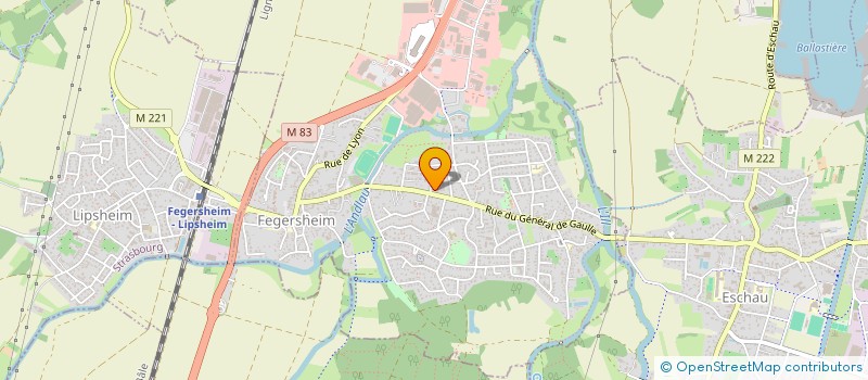 localisation de l'entreprise SOLFEG SAS  FEGERSHEIM