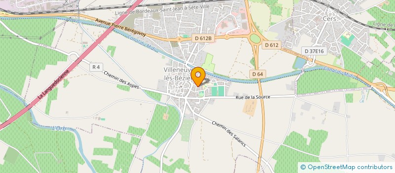 localisation de l'entreprise SOLFER  VILLENEUVE-LES-BEZIERS