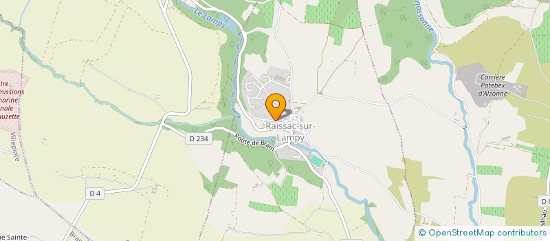 localisation de l'entreprise SOLFERINO  RAISSAC-SUR-LAMPY