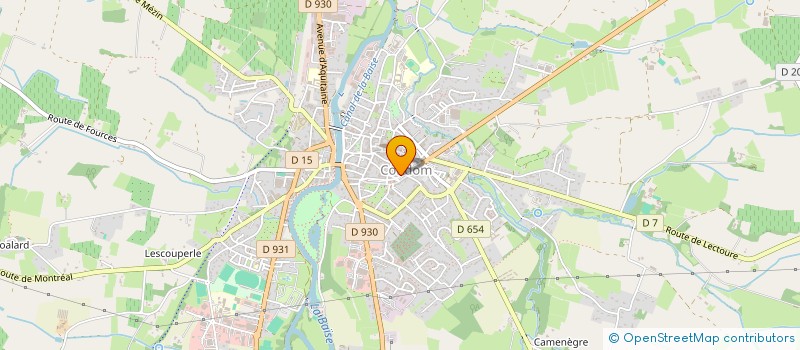 localisation de l'entreprise SOLFERINO  CONDOM