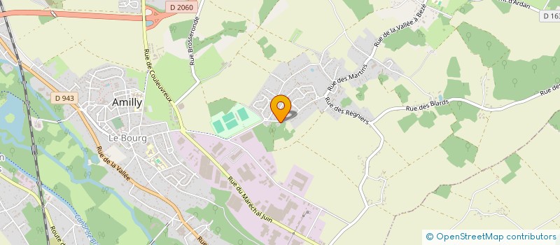 localisation de l'entreprise SOLFIBRES SA à AMILLY