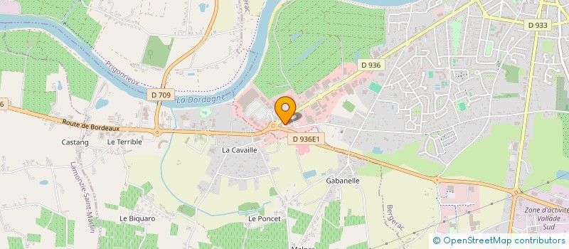 localisation de l'entreprise SOLFIGE à BERGERAC