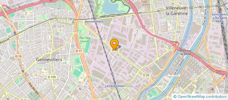 localisation de l'entreprise SOLFIN VD à GENNEVILLIERS