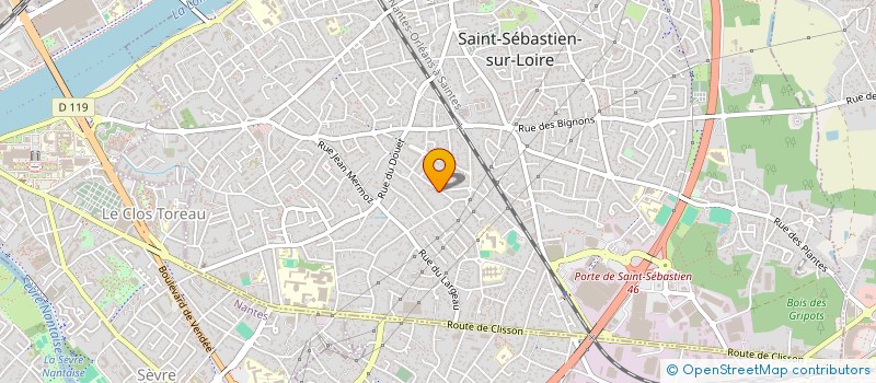 localisation de l'entreprise SOLFINANCE à SAINT-SEBASTIEN-SUR-LOIRE
