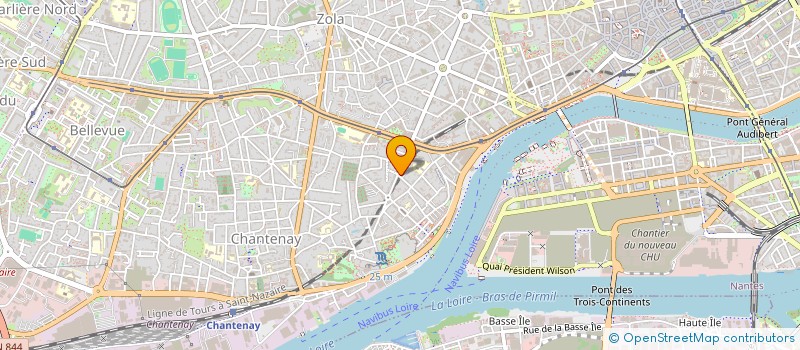 localisation de l'entreprise SOLFIZ à NANTES