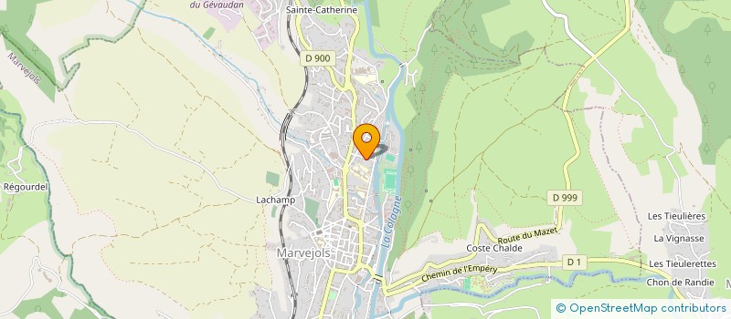 localisation de l'entreprise SOLGA  LACHAMP-RIBENNES