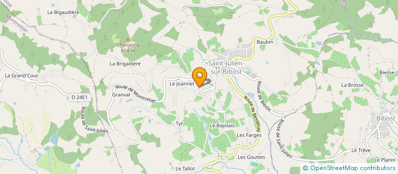 localisation de l'entreprise SOLGEFI CONSEILS  SAINT-JULIEN-SUR-BIBOST