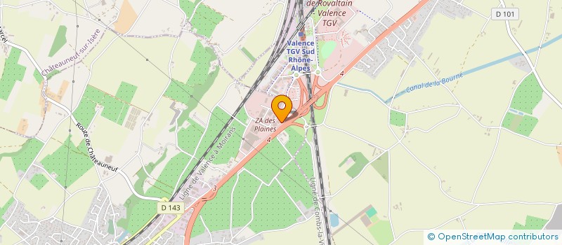 localisation de l'entreprise SOLGES AGRIPV 3  SAINT-MARCEL-LES-VALENCE