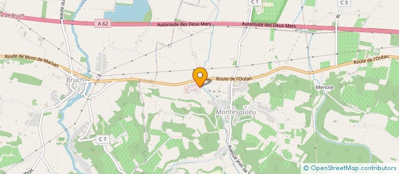 localisation de l'entreprise SOLHEAD à MONTESQUIEU