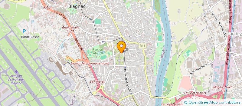 localisation de l'entreprise SOLHEN ECHO  BLAGNAC