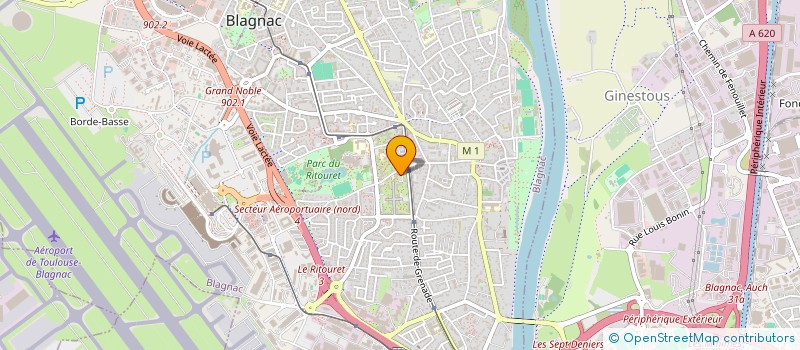 localisation de l'entreprise SOLHENECO à BLAGNAC