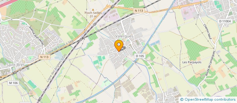 localisation de l'entreprise SOLHER  VALERGUES