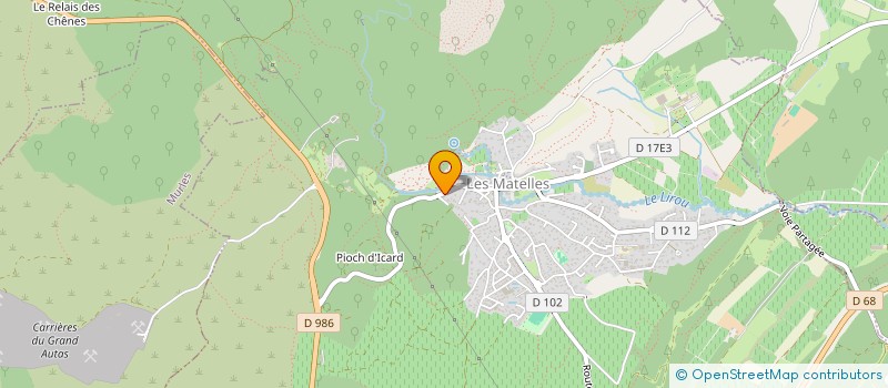 localisation de l'entreprise SOLHR  LES MATELLES