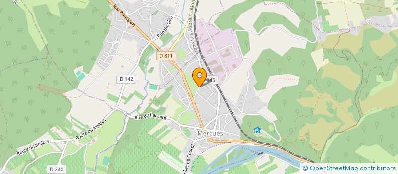 localisation de l'entreprise SOLI  MERCUES