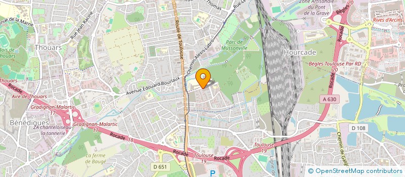localisation de l'entreprise SOLI à BEGLES