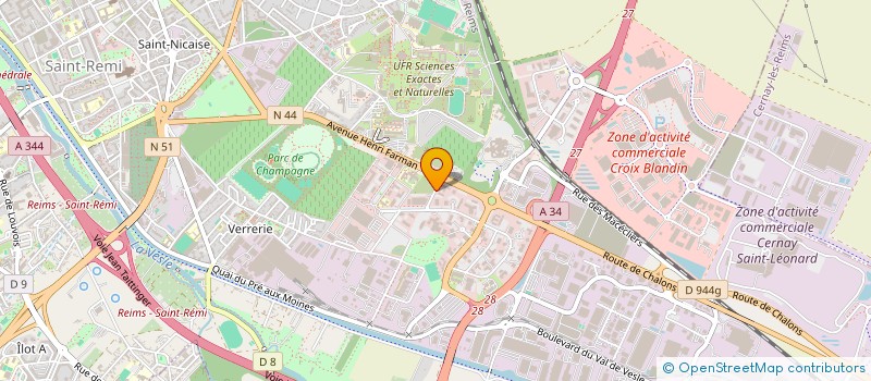 localisation de l'entreprise SOLI'ACT  REIMS