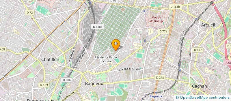 localisation de l'entreprise SOLI'CIPROQUE  BAGNEUX