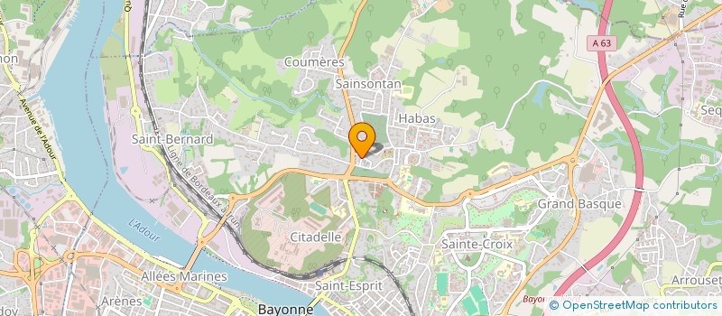 localisation de l'entreprise SOLI CLCS INVEST à BAYONNE