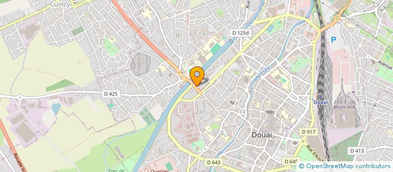 localisation de l'entreprise SOLI D'AIR  DOUAI