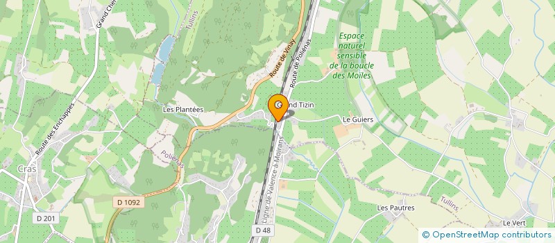 localisation de l'entreprise SOLI DEO GLORIA  TULLINS