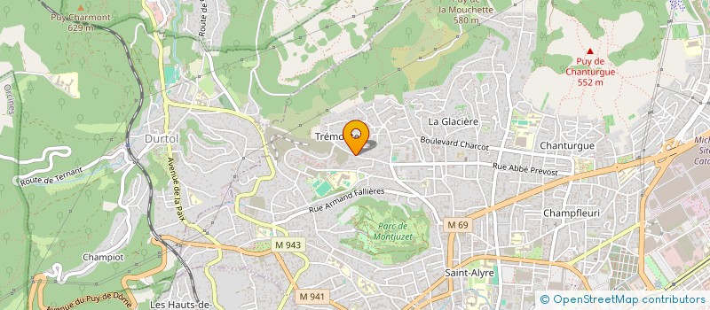 localisation de l'entreprise SOLI'DEV  CLERMONT-FERRAND