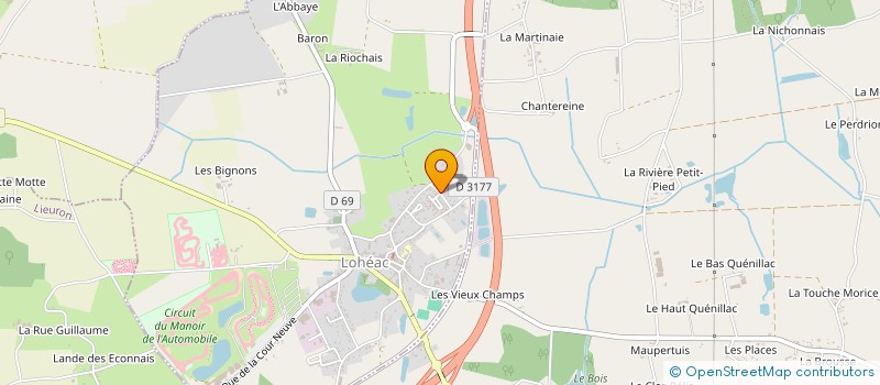 localisation de l'entreprise SOLI'GAMBETTES  LOHEAC