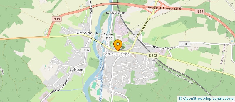 localisation de l'entreprise SOLI IMMO  PORT-SUR-SAONE