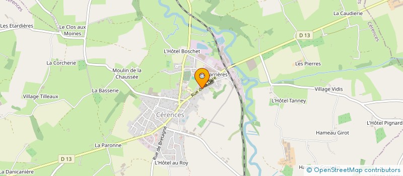 localisation de l'entreprise SOLI-LOC  CERENCES