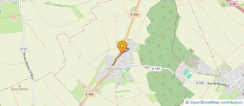 localisation de l'entreprise SOLI'RED à BEUVILLERS