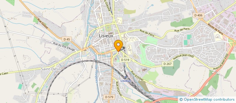 localisation de l'entreprise SOLI-SELF à LISIEUX