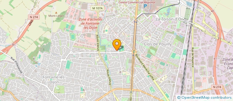 localisation de l'entreprise SOLI SENE(SOLIDARITE SENEGAL)  DIJON