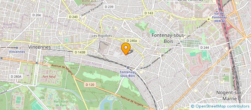localisation de l'entreprise SOLI-SOLO à FONTENAY-SOUS-BOIS