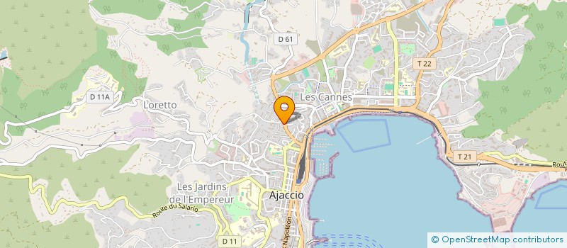 localisation de l'entreprise SOLI'TROTTERS à AJACCIO