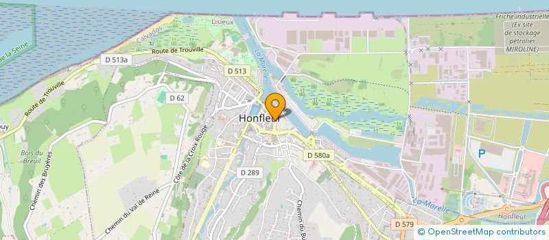 localisation de l'entreprise SOLIA à HONFLEUR