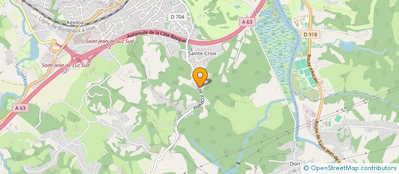 localisation de l'entreprise SOLIA  URRUGNE