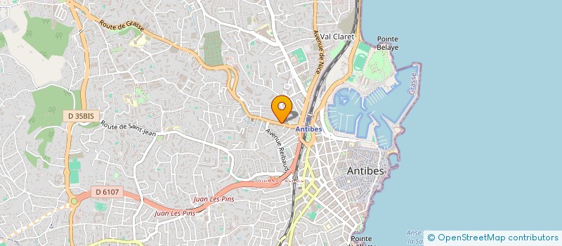 localisation de l'entreprise SOLIA à ANTIBES